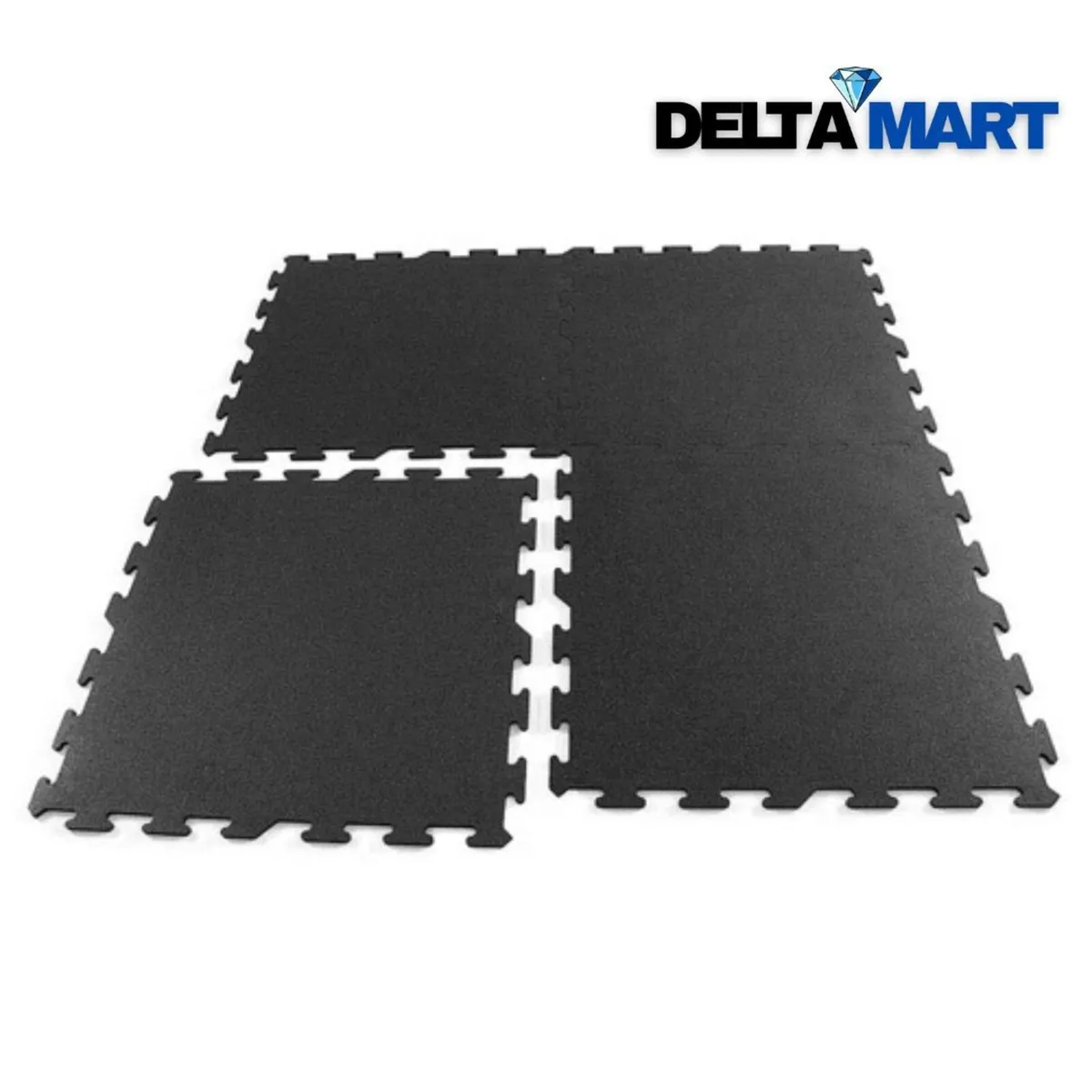 1m x 1m Interlocking Rubber Mat - Image 2