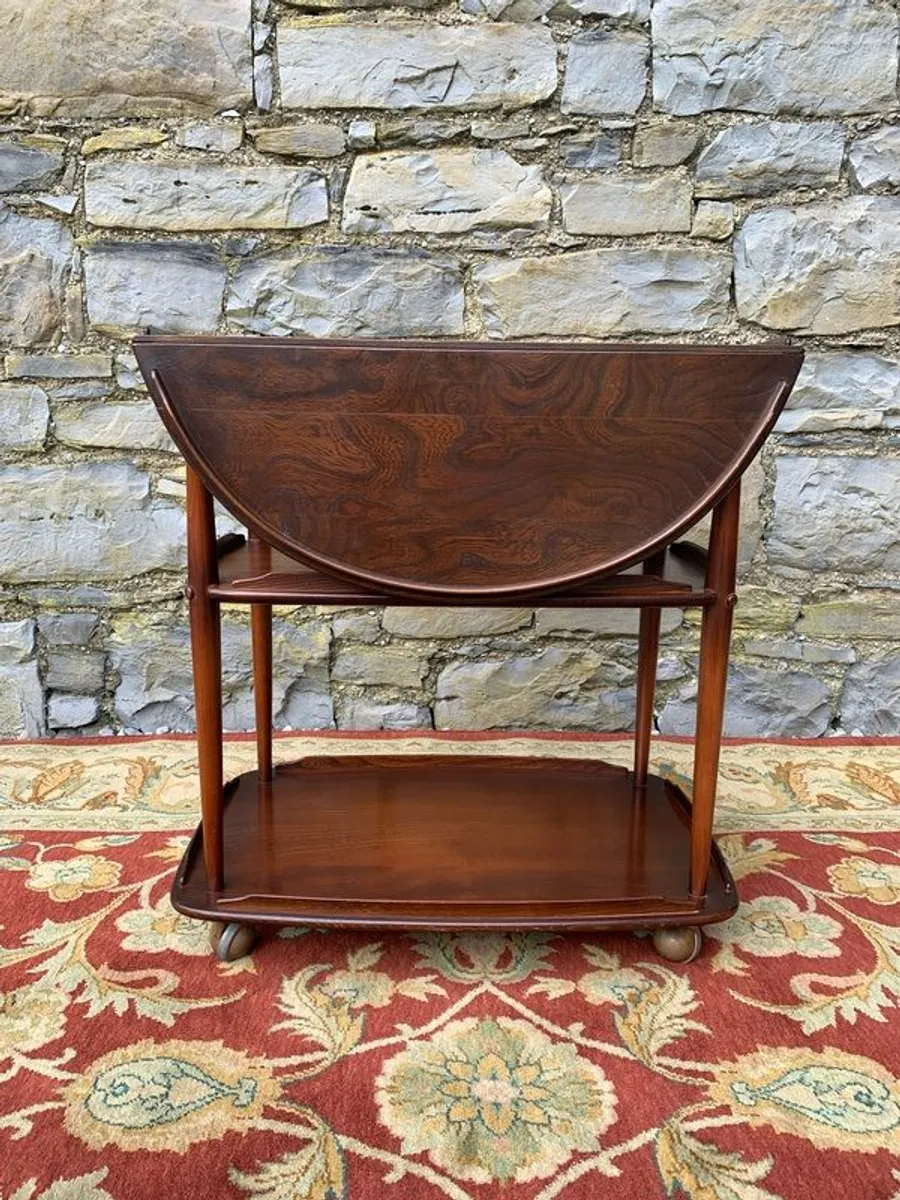 Mid Century Teak Drinks or Tea Trolley. - Image 4