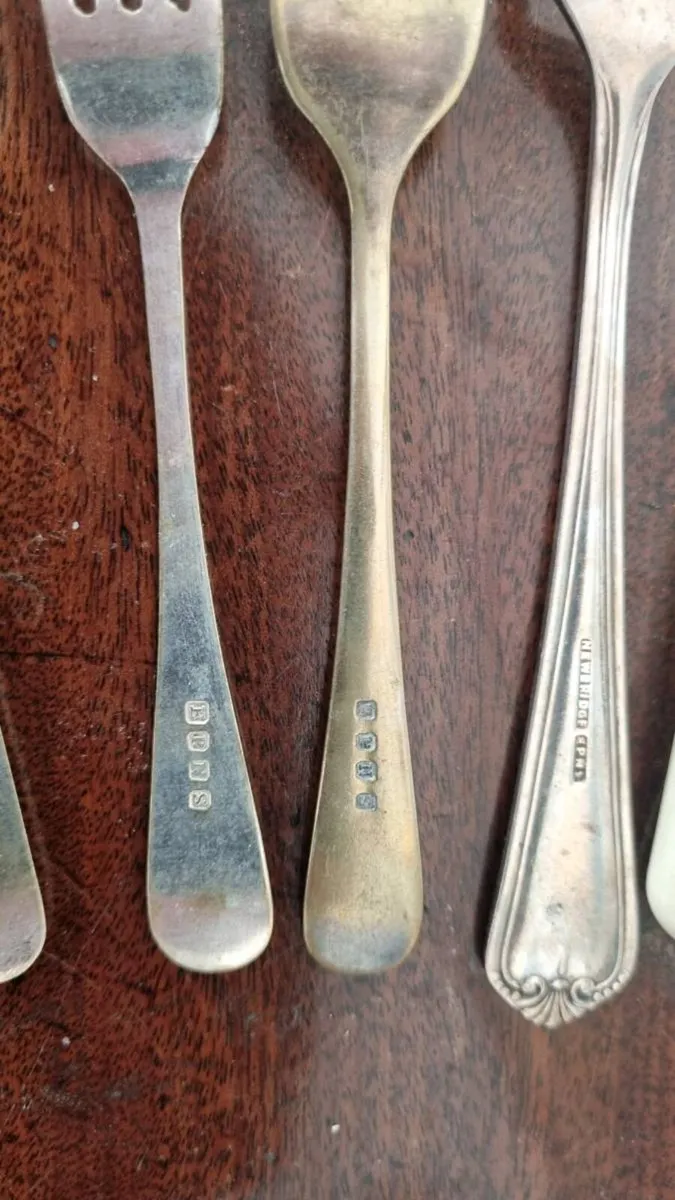Antique Collection of Butter Knifes/Pastry Forks - Image 4