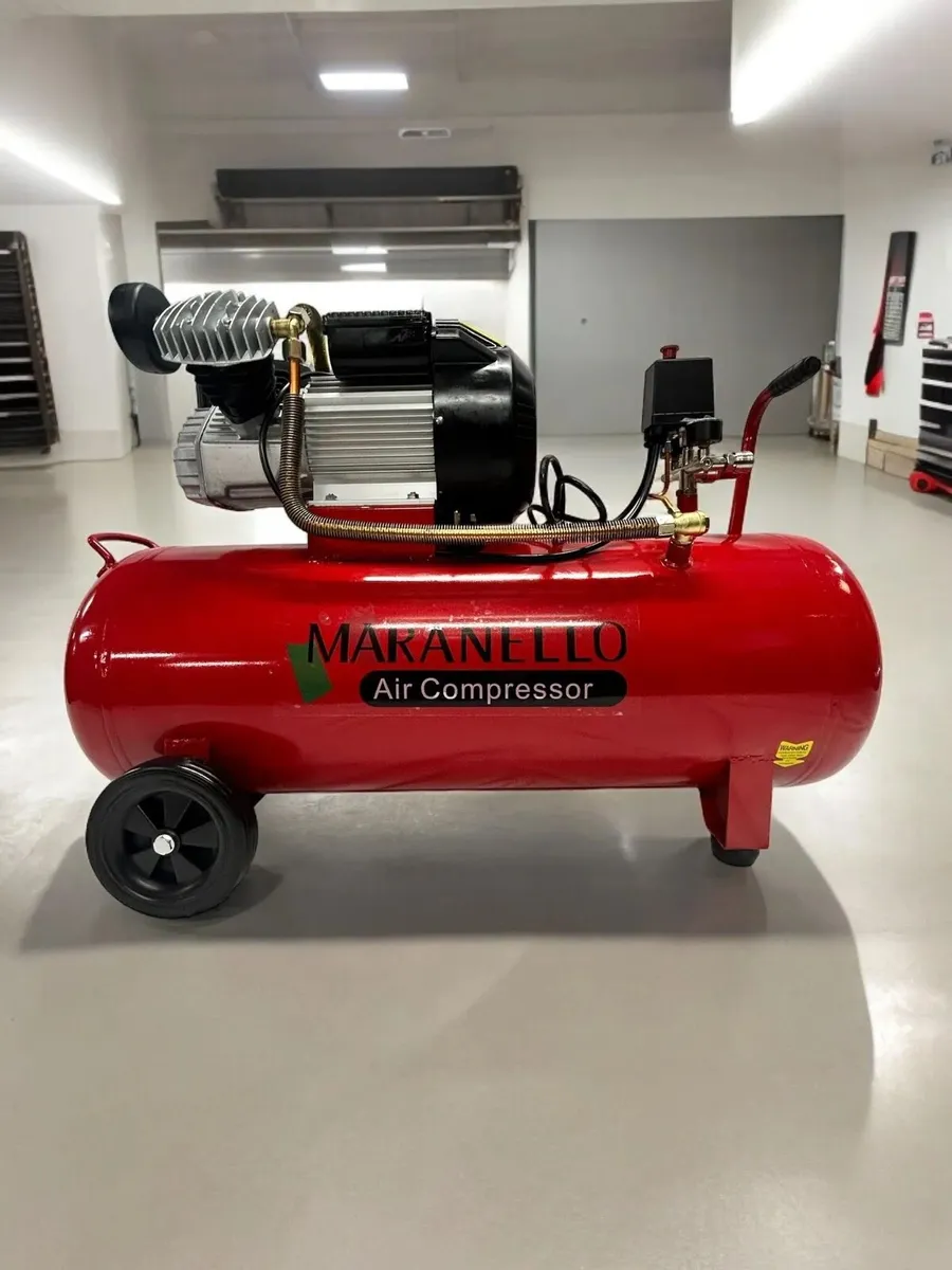 BRAND NEW 100l INDUSTRIAL USE AIR COMPRESSORS - Image 1