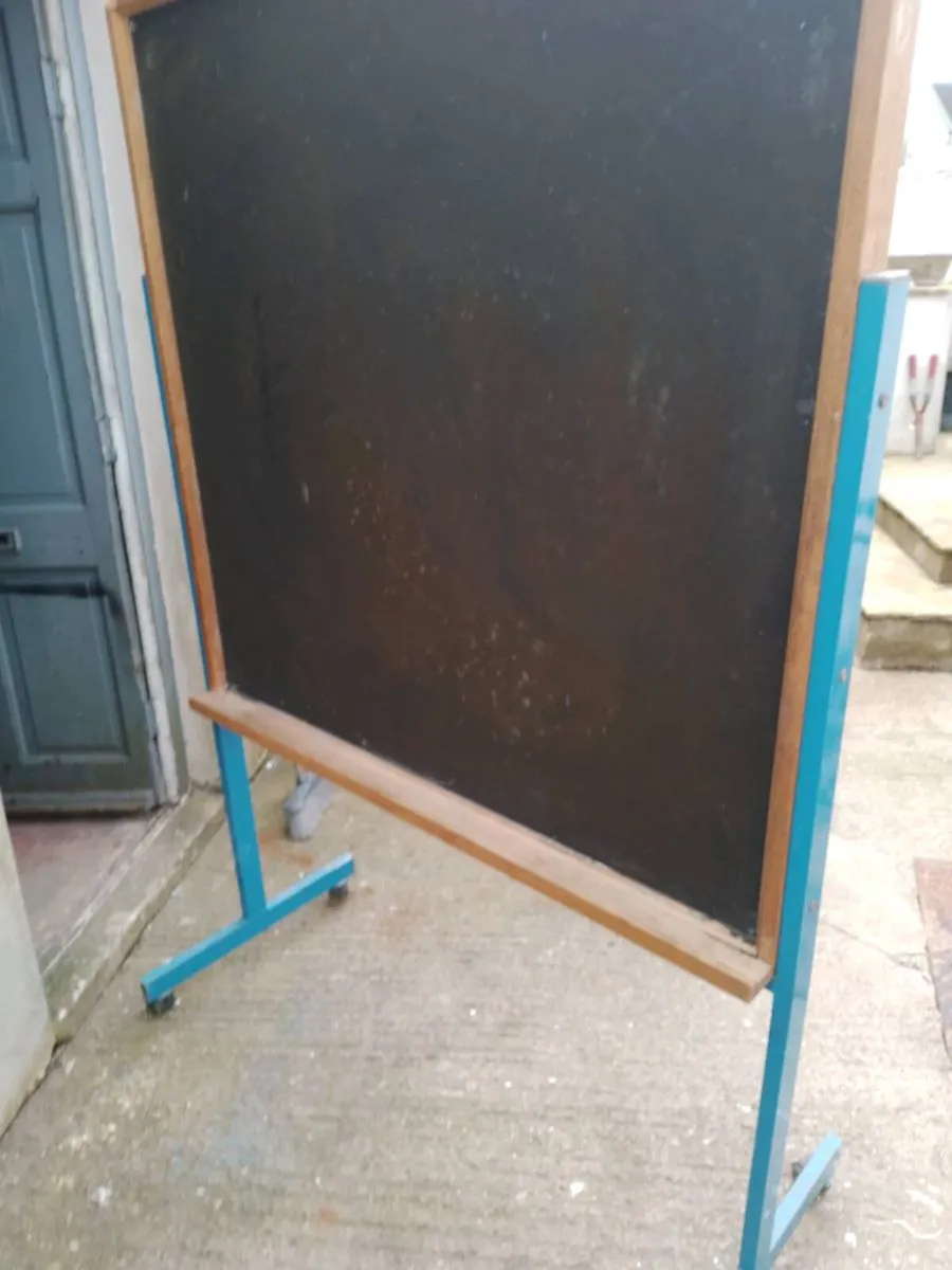 Large school black board - Image 1