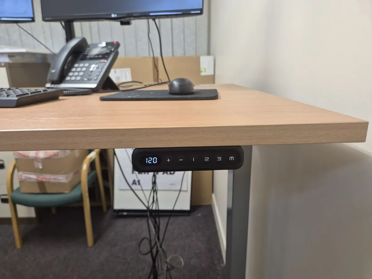 Standing Desk Zoom Electric Dual Motor Height Adj - Image 2