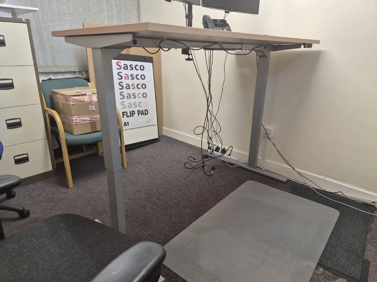 Standing Desk Zoom Electric Dual Motor Height Adj - Image 3