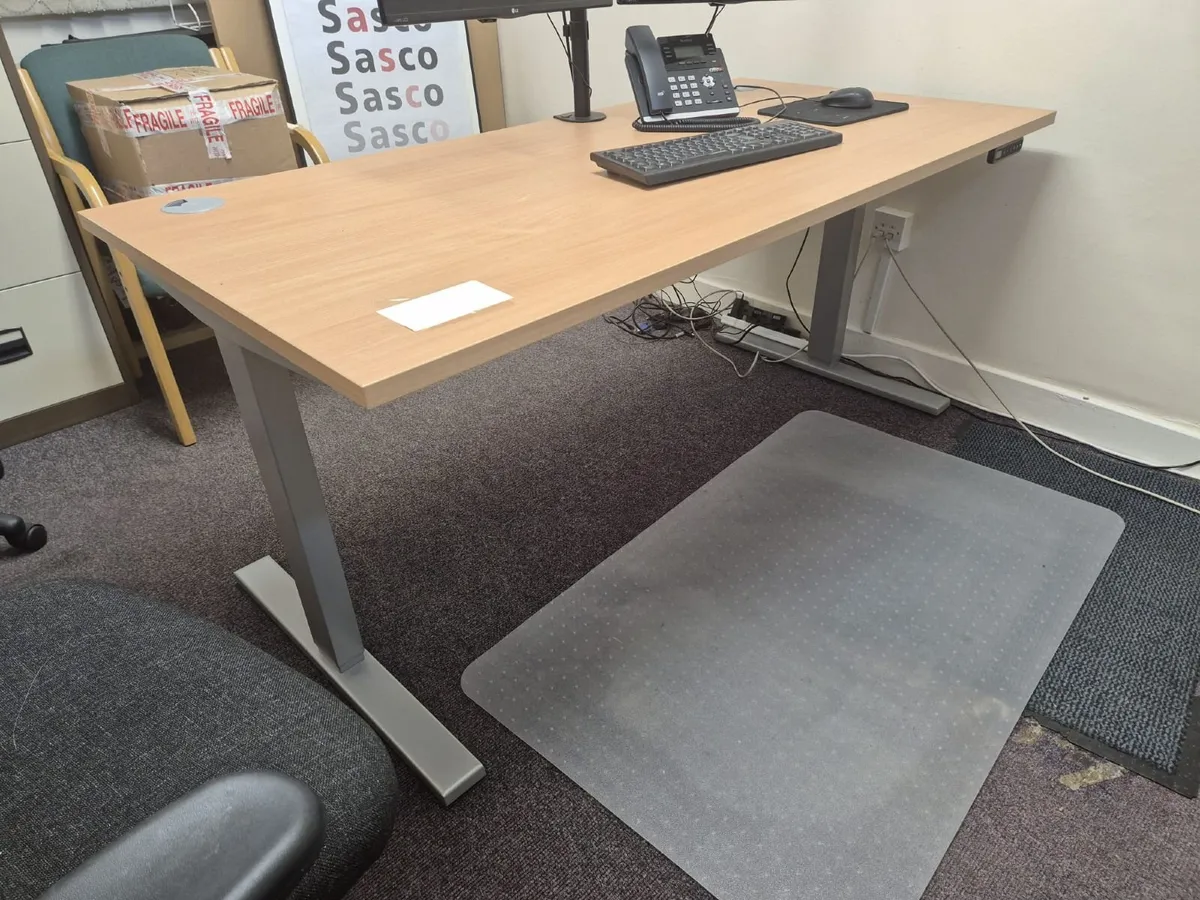 Standing Desk Zoom Electric Dual Motor Height Adj - Image 4