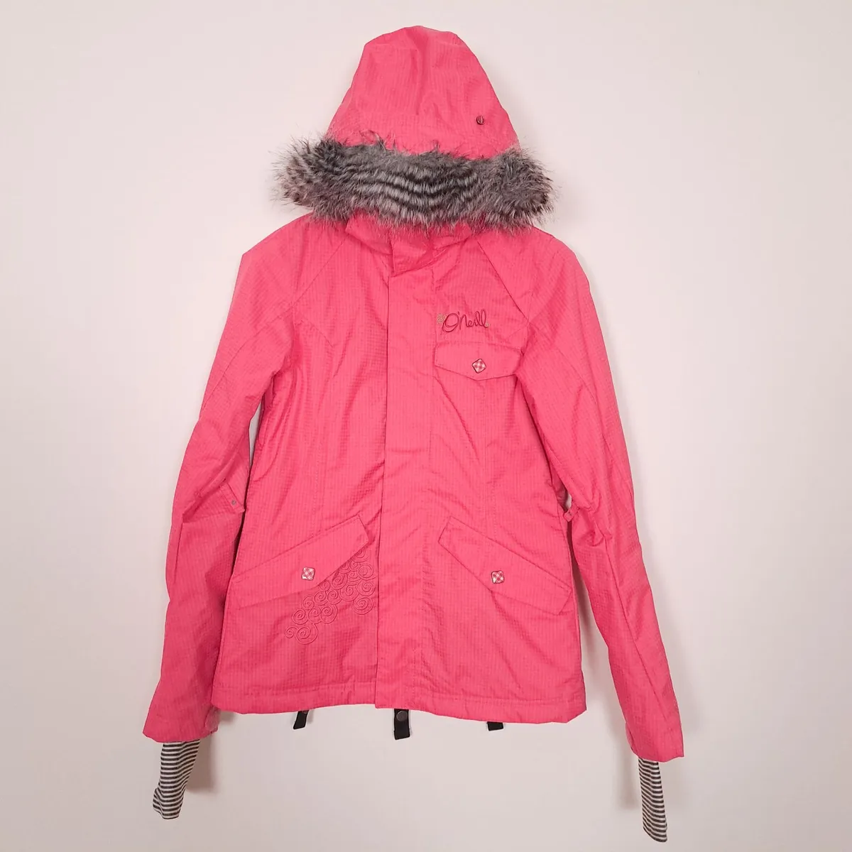 O'Neill Fifty 2 Series Pink Ski Jacket XS - Image 1