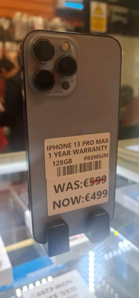 Iphone 13 pro max 1 year warranty 128GB - Image 1