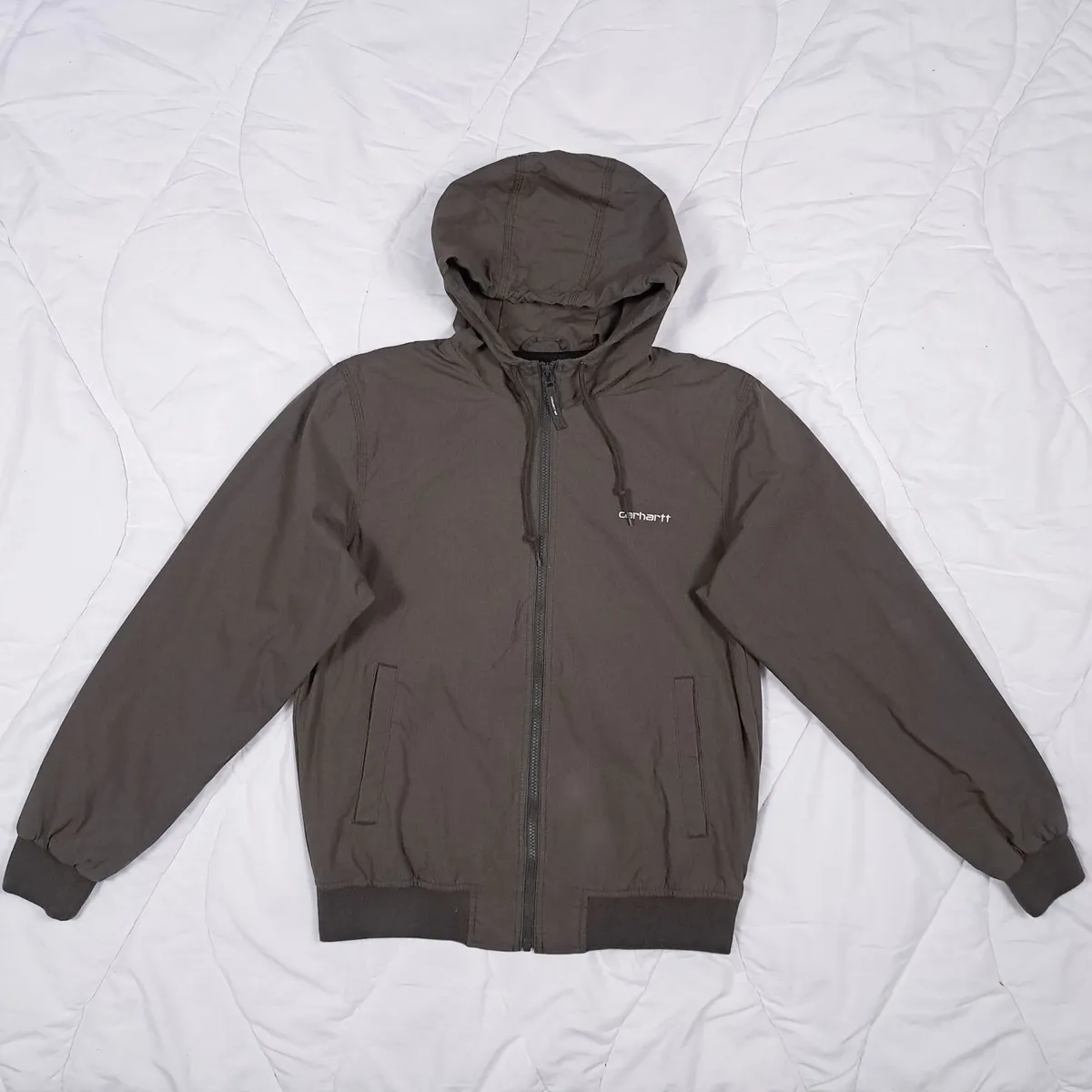 Carhartt Green Khaki WIP Marsh Jacket Size S - Image 1