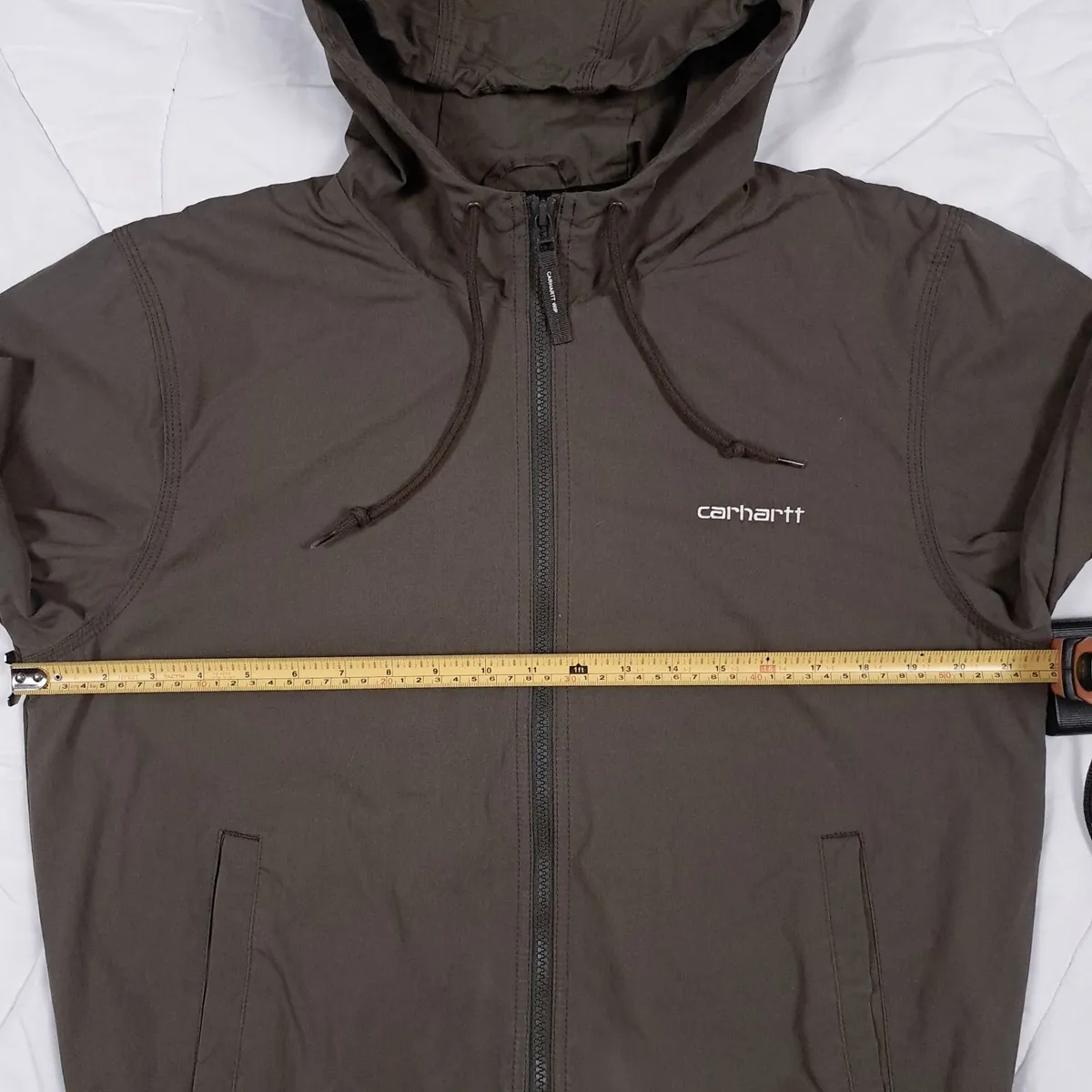 Carhartt Green Khaki WIP Marsh Jacket Size S - Image 4