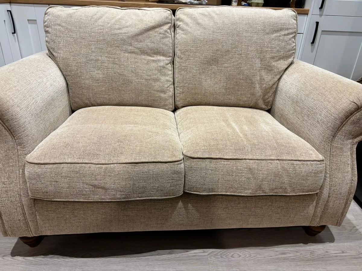 2-Seater Fabric Sofa - Good Condition - Image 1