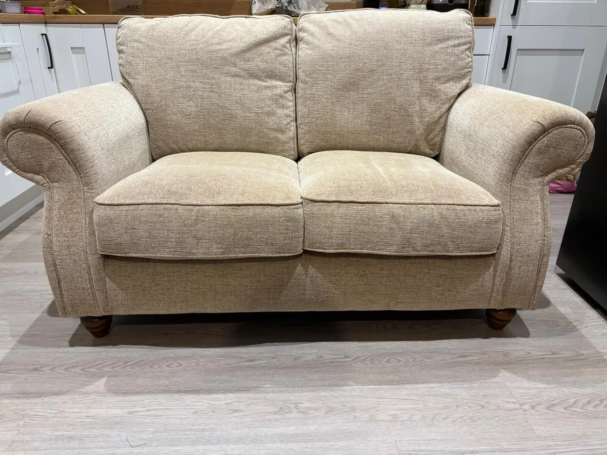 2-Seater Fabric Sofa - Good Condition - Image 2