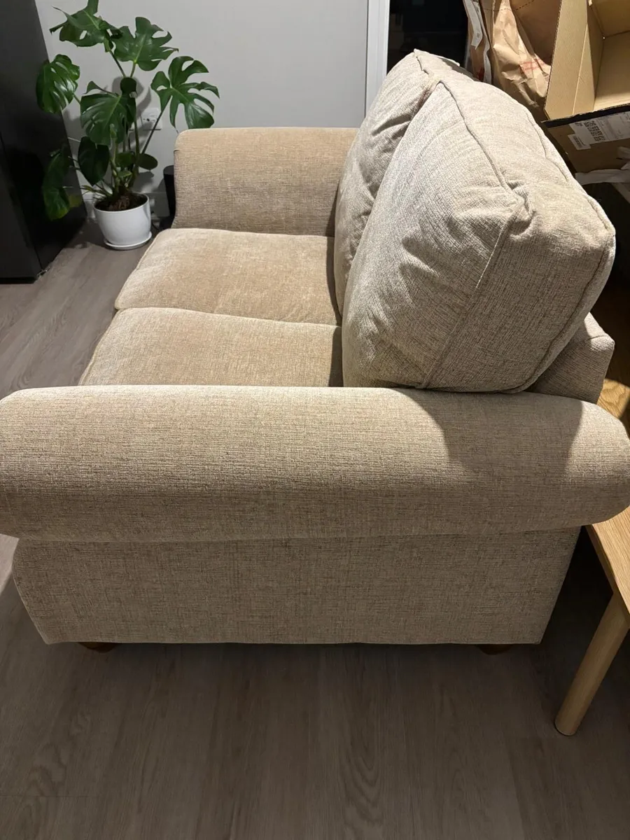 2-Seater Fabric Sofa - Good Condition - Image 3