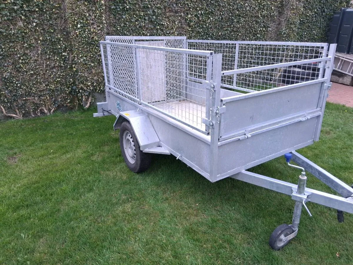 Galvanised single axel trailers - Image 2