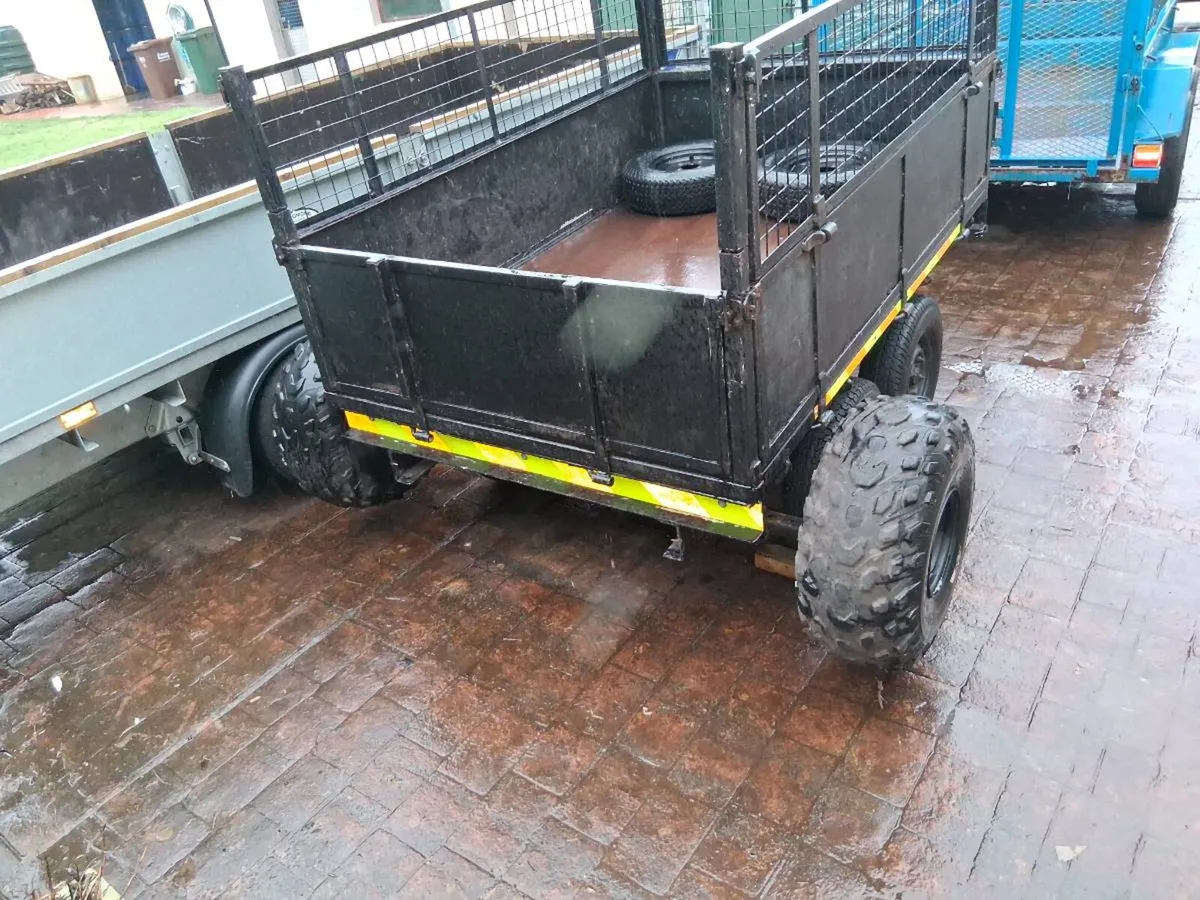 Galvanised single axel trailers - Image 4