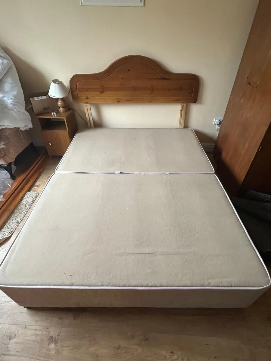 King Size Divan Base & Headboard - Image 2