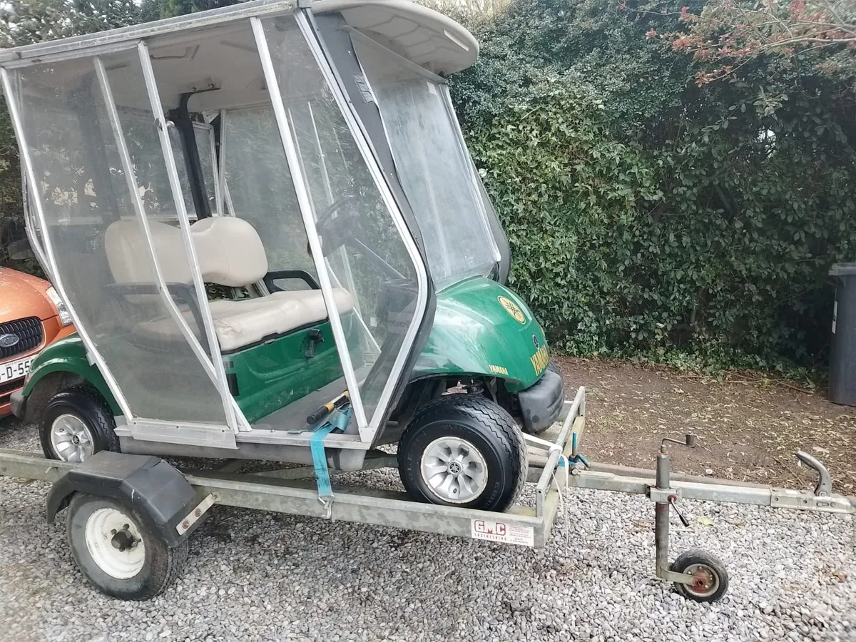 Yamaha Petrol Golf Buggy/Caddy with Enclosure - Image 2