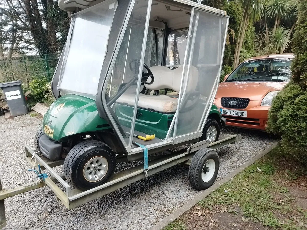 Yamaha Petrol Golf Buggy/Caddy with Enclosure - Image 3