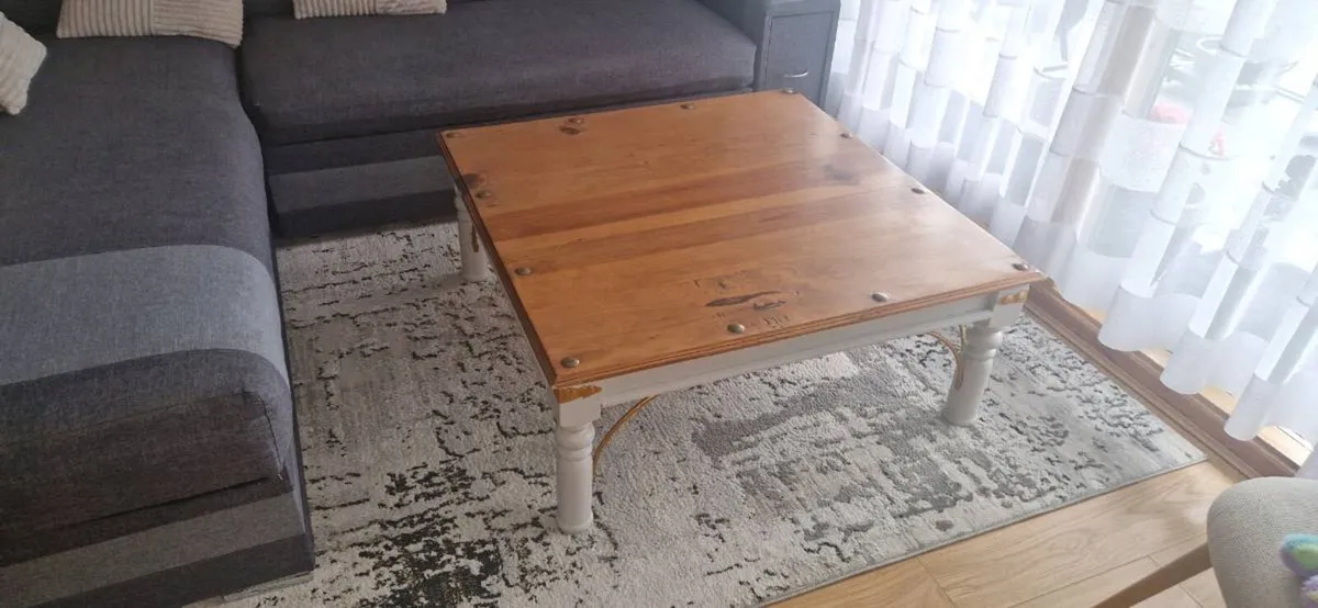 Coffe table 100cm x 100cm h 40 cm - Image 3