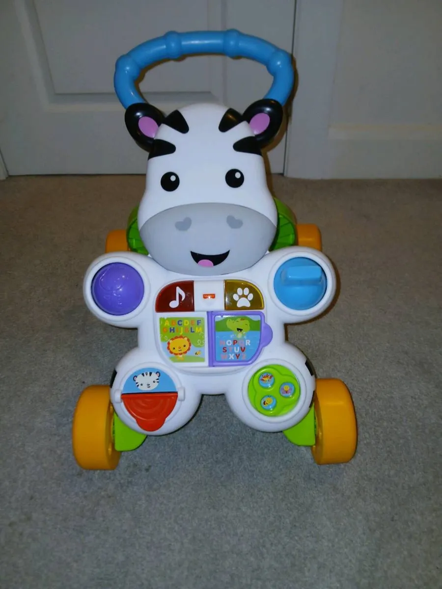 Fisher Price - Learn With Me Zebra Baby Walker - Image 1