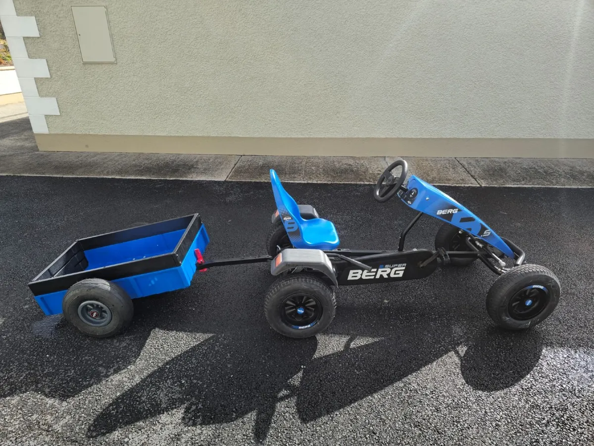Berg super go kart and xl trailer - Image 2
