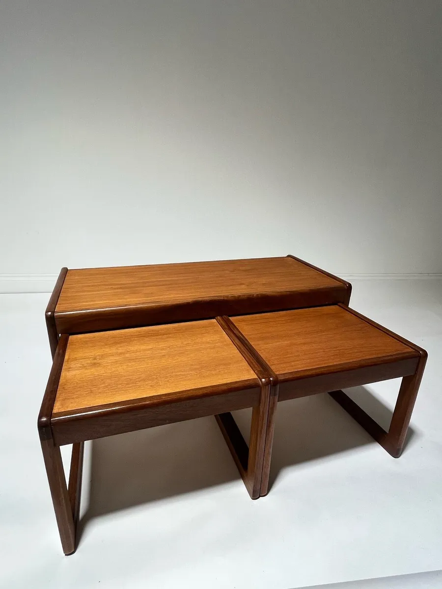 Mid century Coffee table nest - Image 2