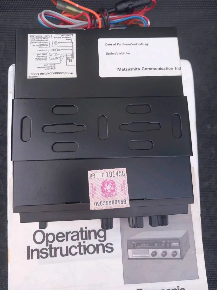 Rare old car audio Panasonic - Image 4