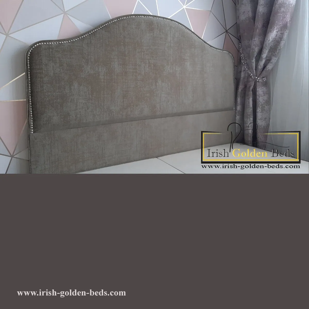 bed frame and headboard, free delivery - Image 1