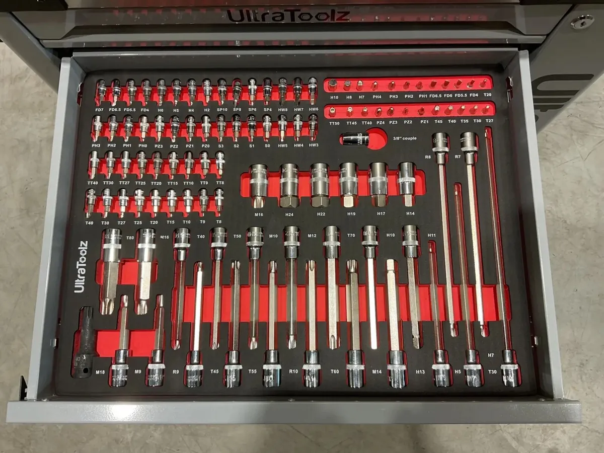 BRAND NEW INDUSTRIAL TOOL CHEST FULL OF TOOLS - Image 4