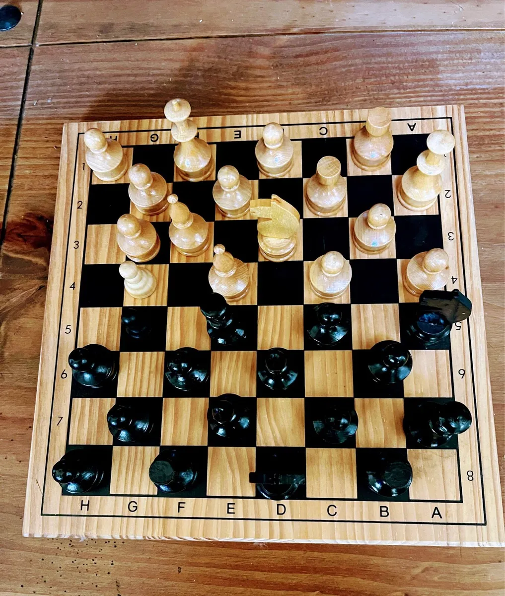 Wooden Chess Set - Image 1