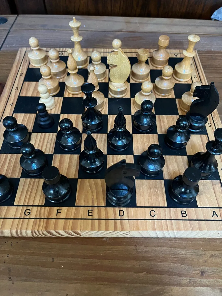 Wooden Chess Set - Image 2