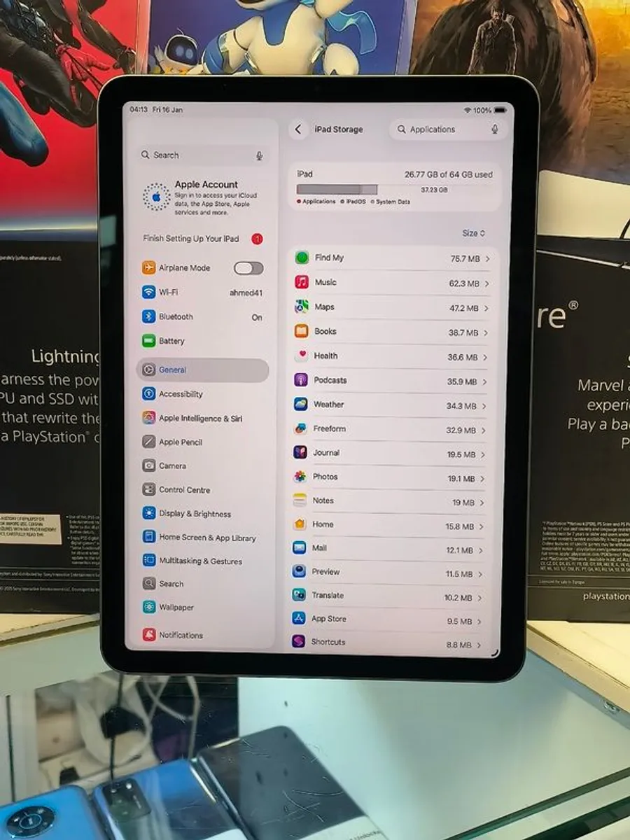 Apple iPad Air 5th Gen 10.9" M1 (A2588) 64GB - Space Grey, WiFi - Image 4