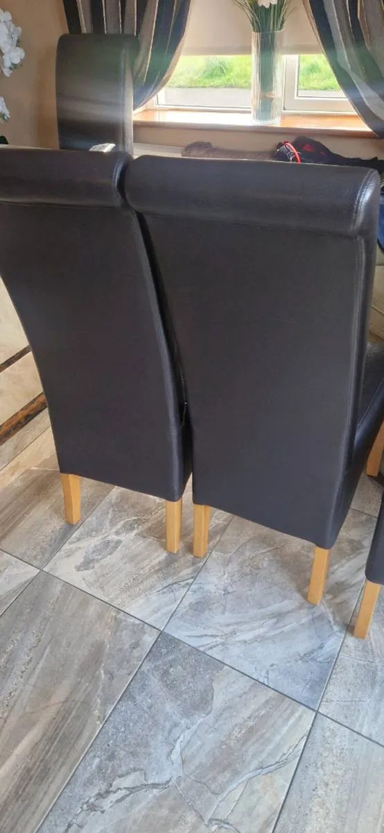 Dining table leader chairs - Image 3