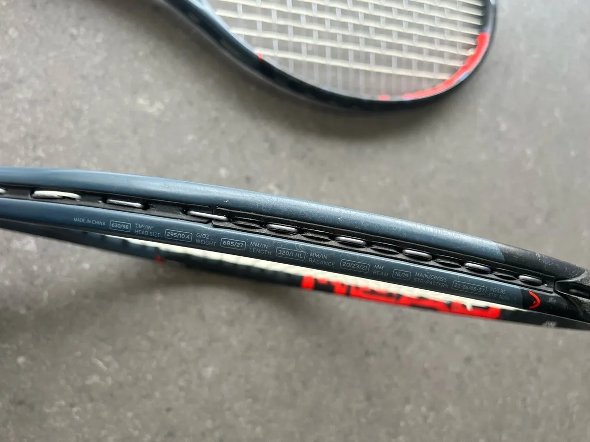 Head Radical MP Tennis Rackets x2 - Image 3