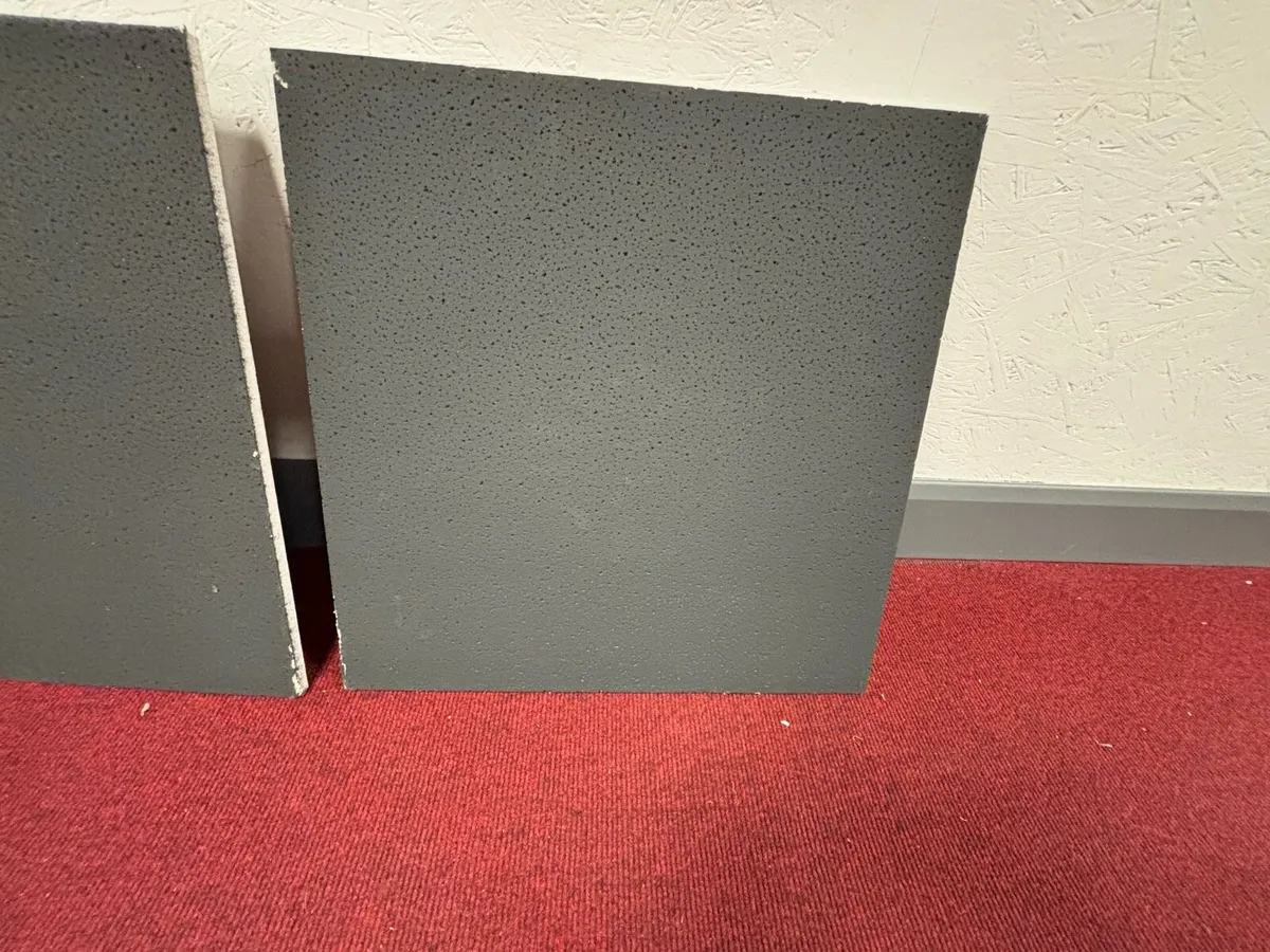 Black 600 x 600 ceiling tiles - Image 3