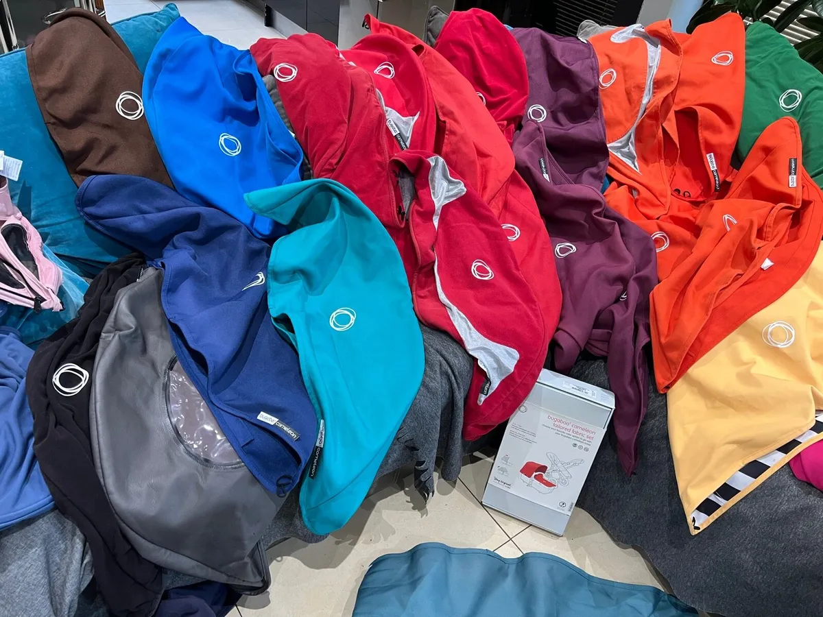 Bugaboo cameleon Fox Lynx canopy hoods in swords - Image 2