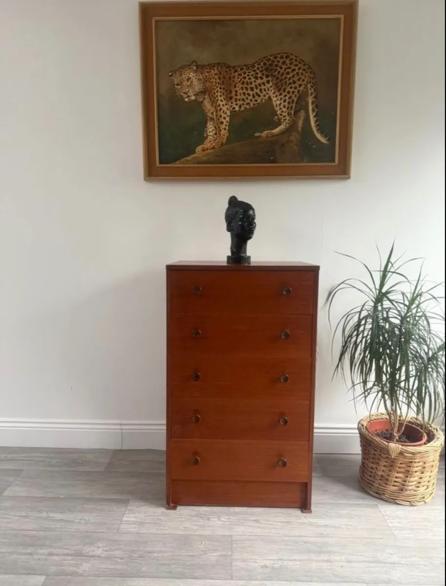 Mid Century Chest of Drawers - Image 1