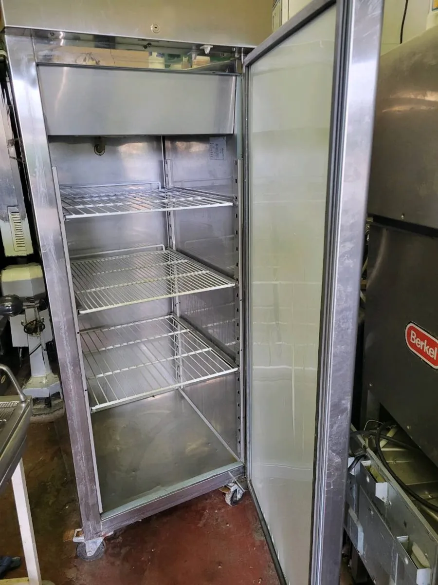 Fridge Upright Stainless Steel Commercial - Image 2