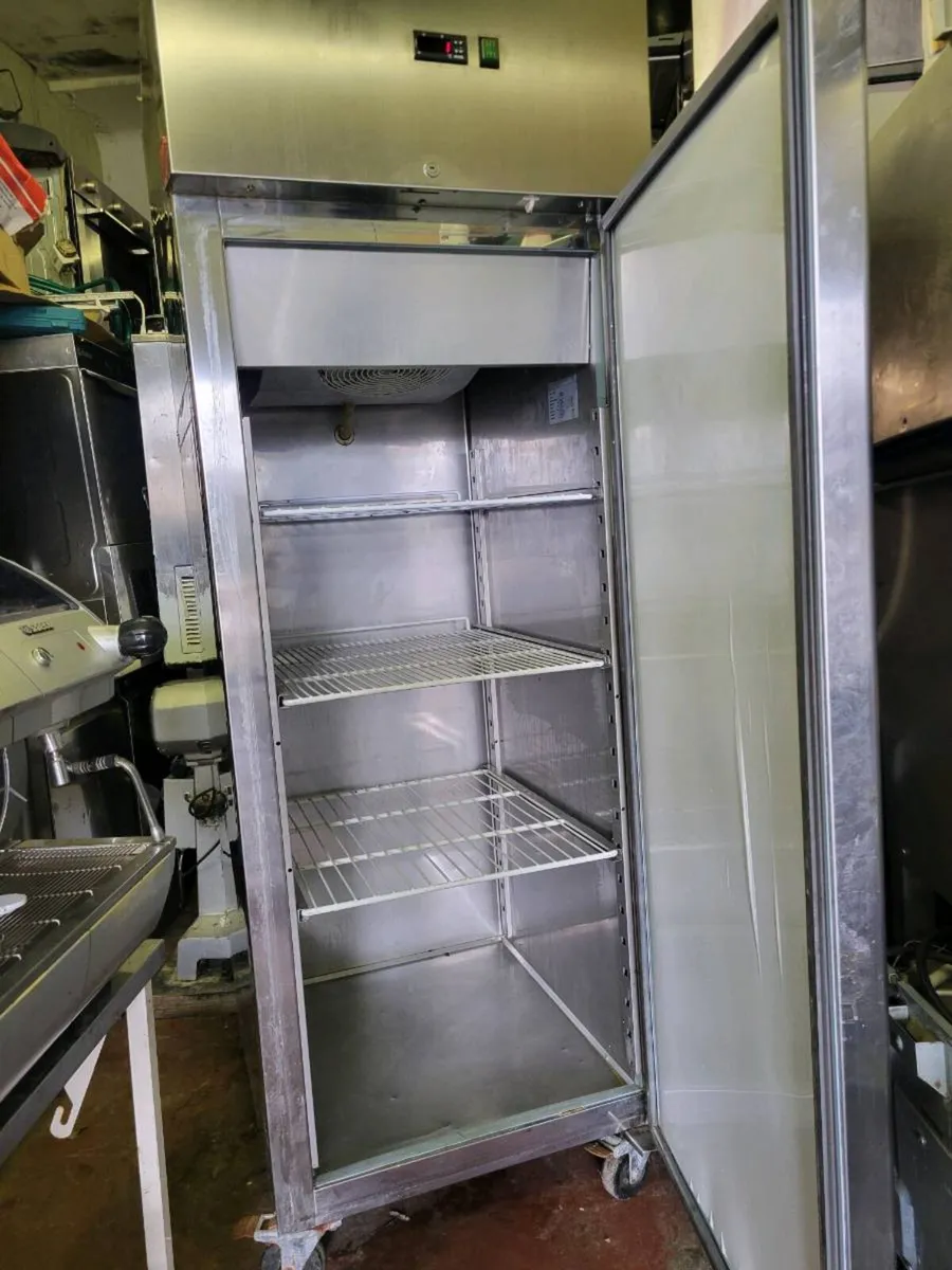 Fridge Upright Stainless Steel Commercial - Image 3