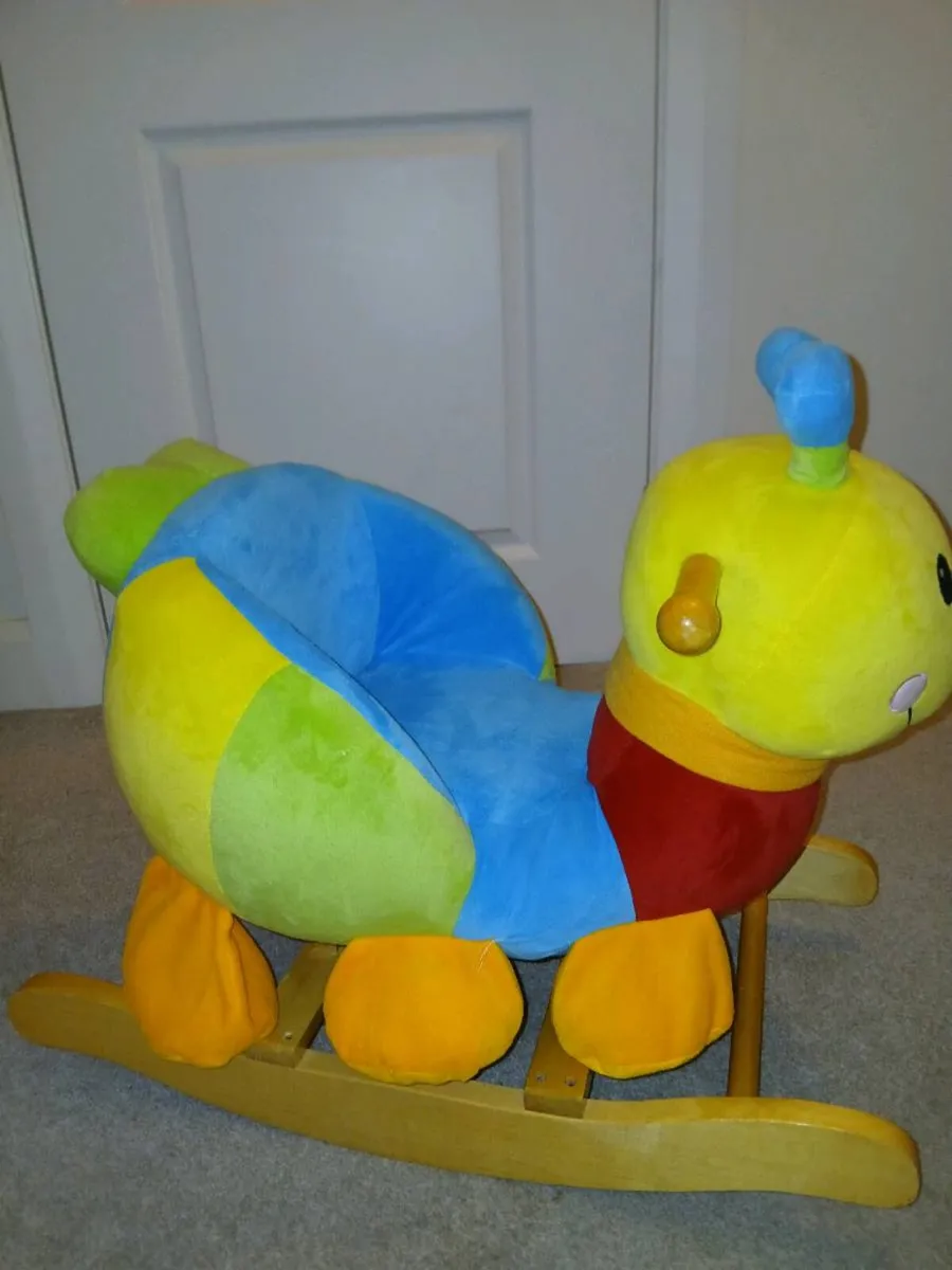 Wooden Baby Rocking Caterpillar - Image 3