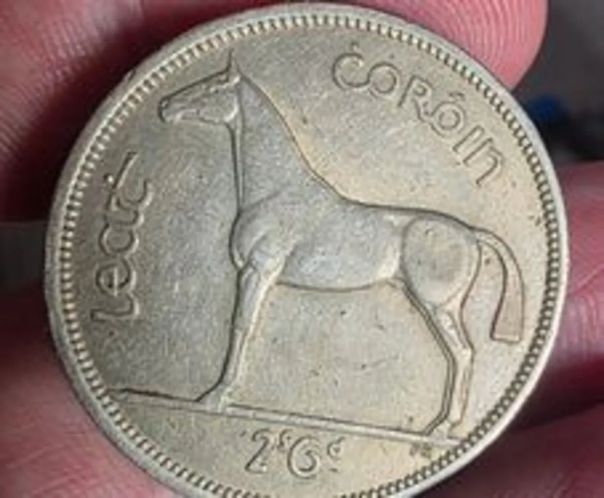 Irish Pre decimal Half Crown Coin