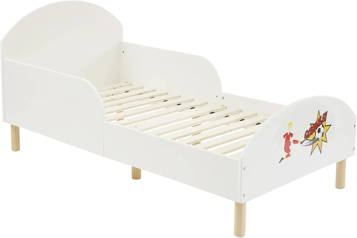 Kids Toddler Bed Football H68 x W74 D144cm - Image 4