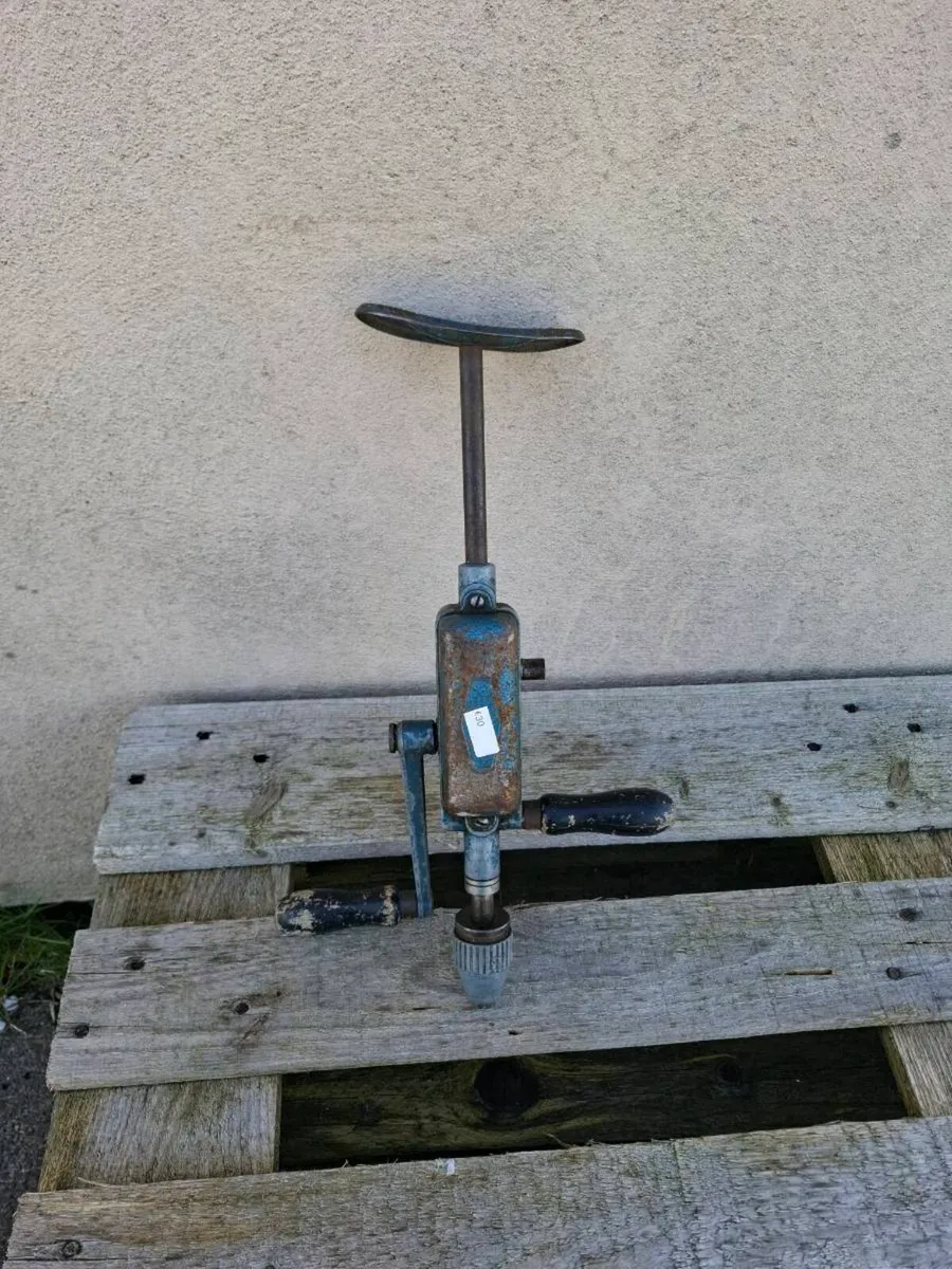 Vintage manual drill