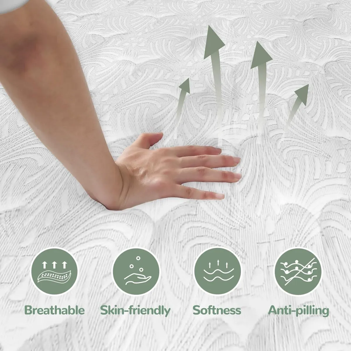 10 Inch Double Size Mattress Hybrid in a box Gel - Image 4