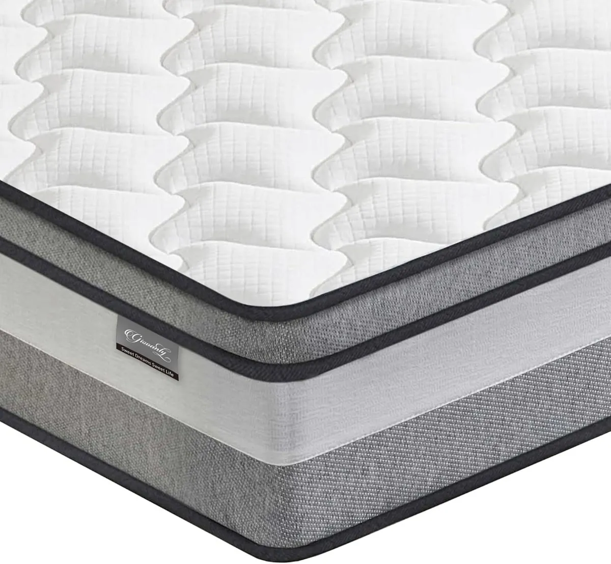 Double Mattress Hybrid Mattresses in a box with - Image 1