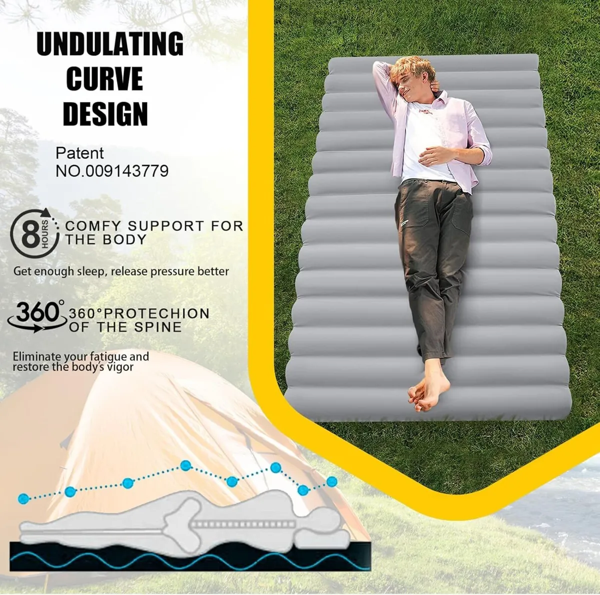 Roll Up Floor Mattress 190x90cm Single 10cm Thick - Image 4