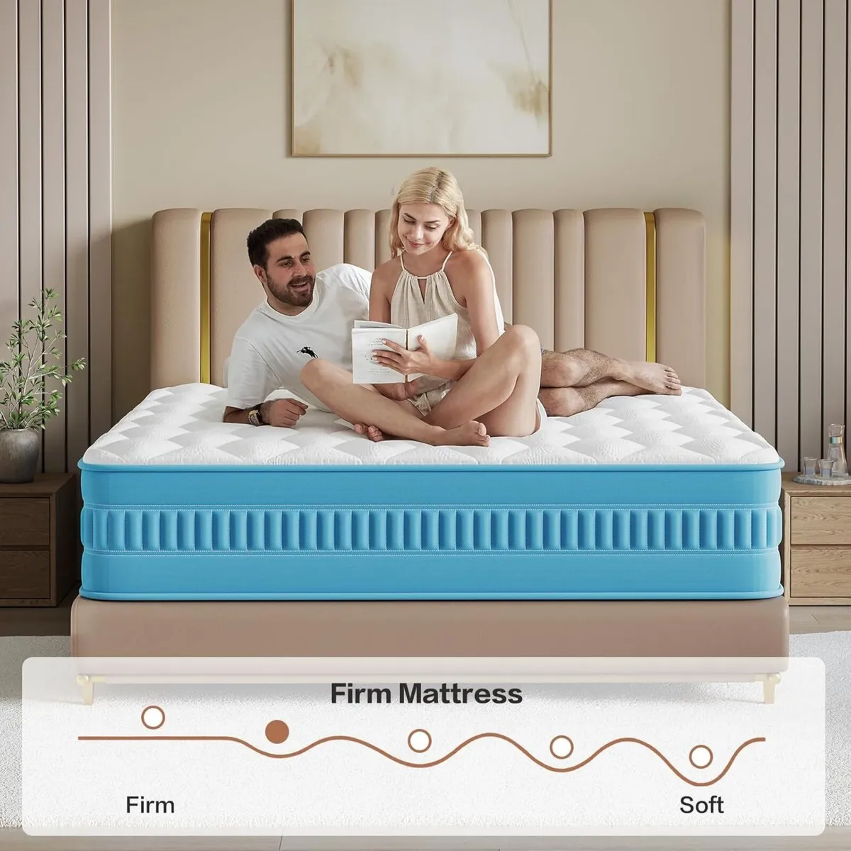 King Size Mattress 10 Inch Firm Kingle 7 Zone - Image 3