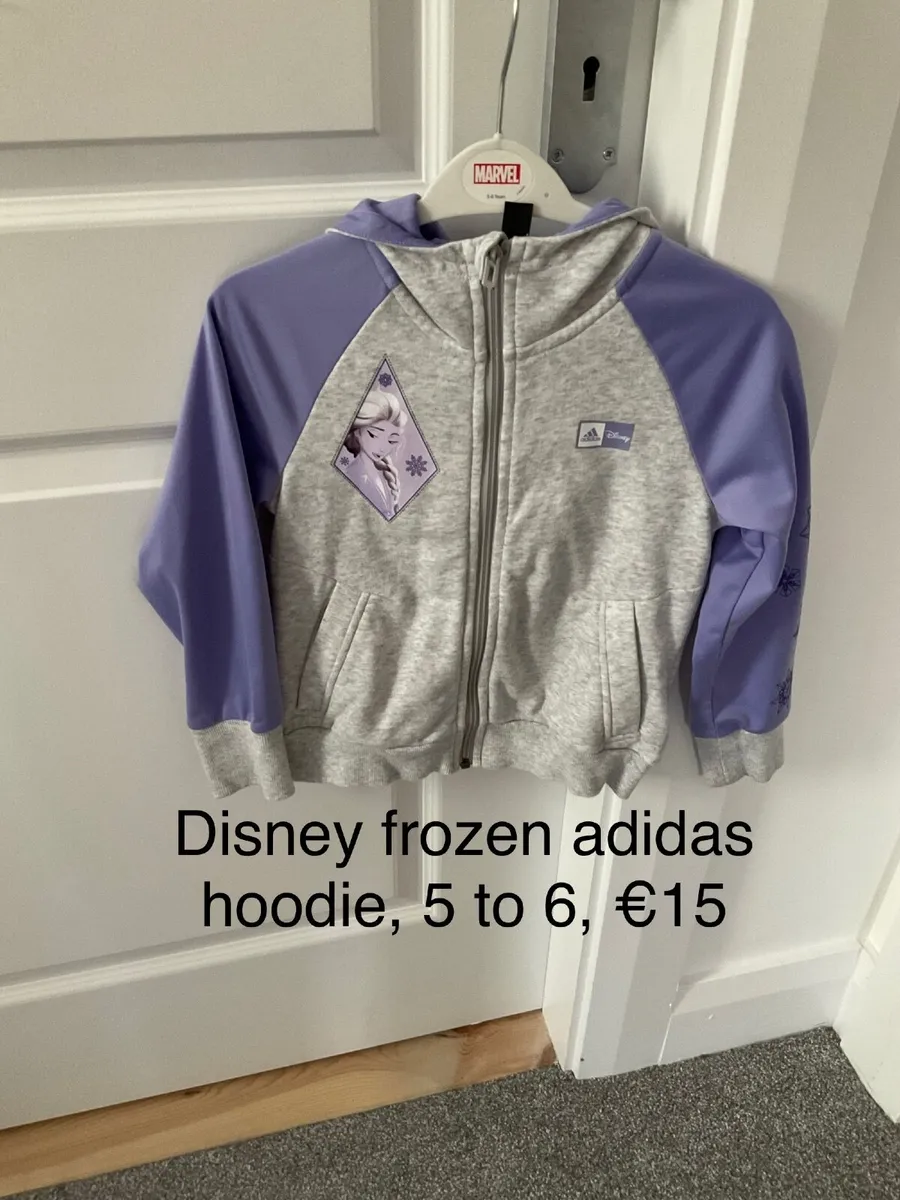 Disney frozen adidas hoodie , 5 to 6