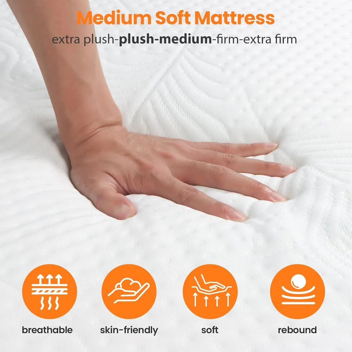 Double Mattress 18CM Memory Foam with Breathable - Image 3