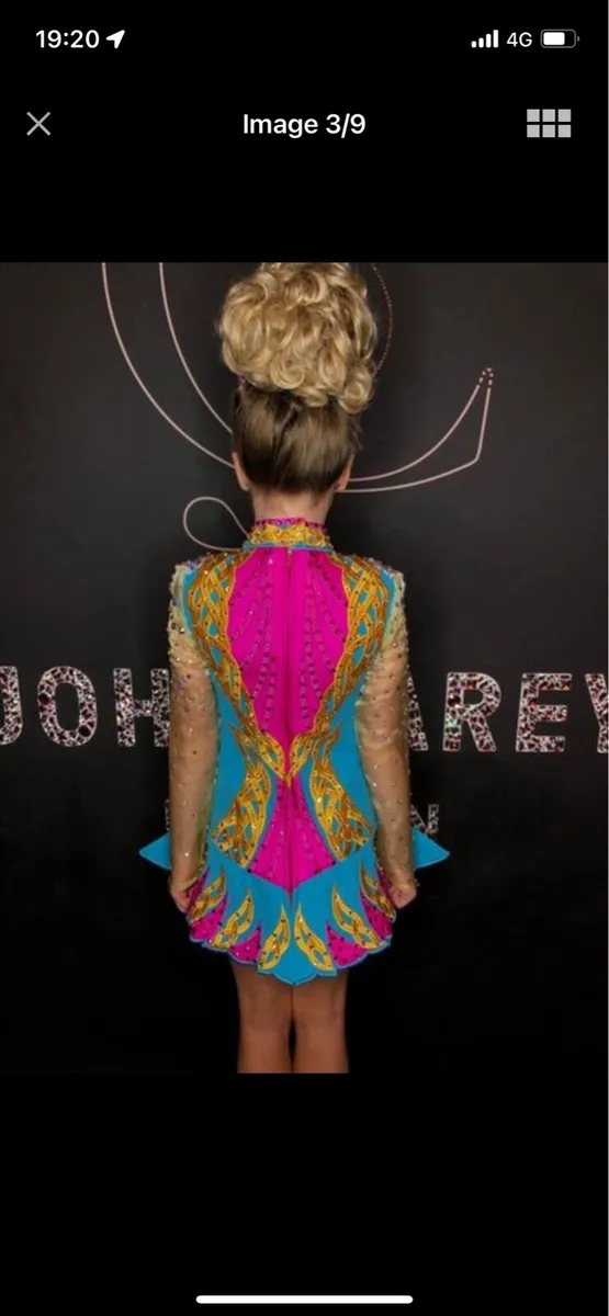 Irish Dance Dress - John Carey Design - Image 4