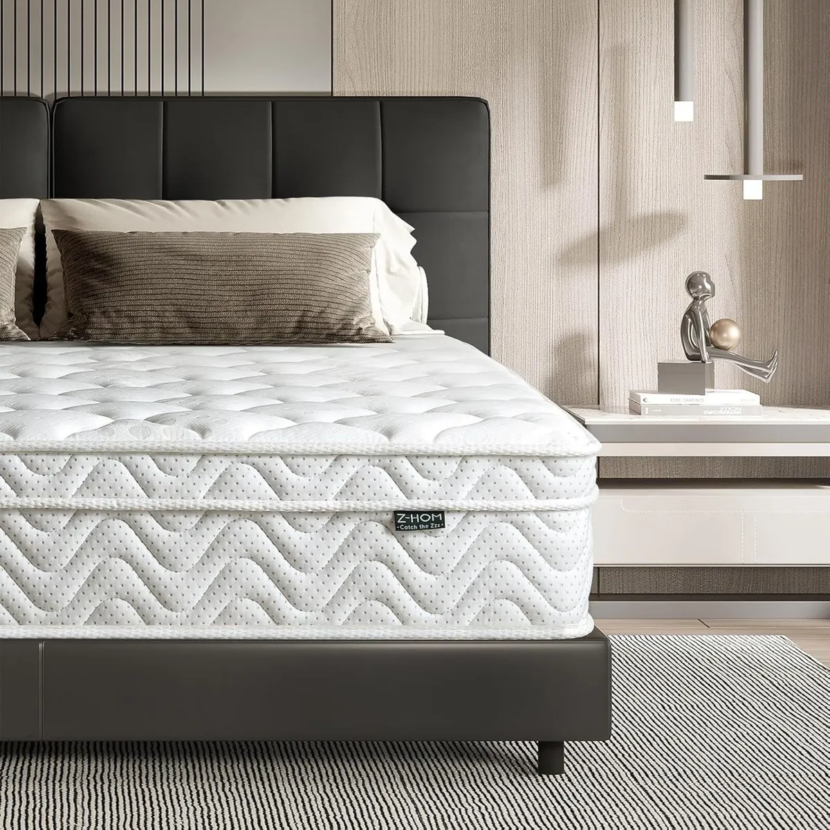 Small Double Mattress 10.3 Inch Hybrid 4FT with - Image 1