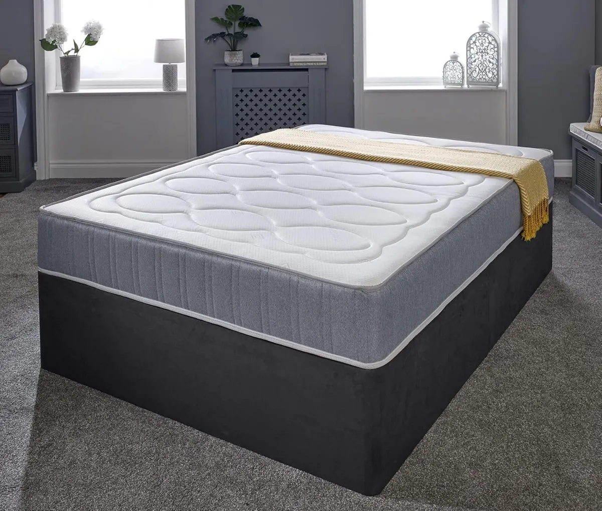 The Ocean Grey Hybrid Small Double Mattress - Image 2